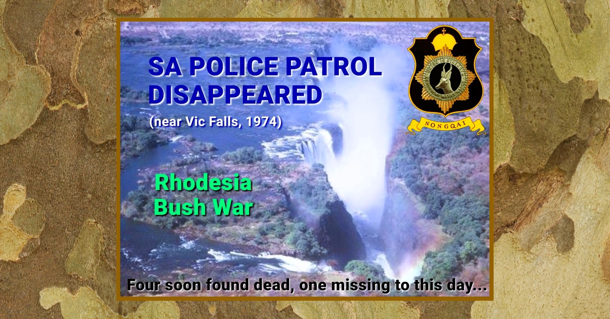 Nongqai Blog article SAP patrol missing Rhodesia 1974 featured image