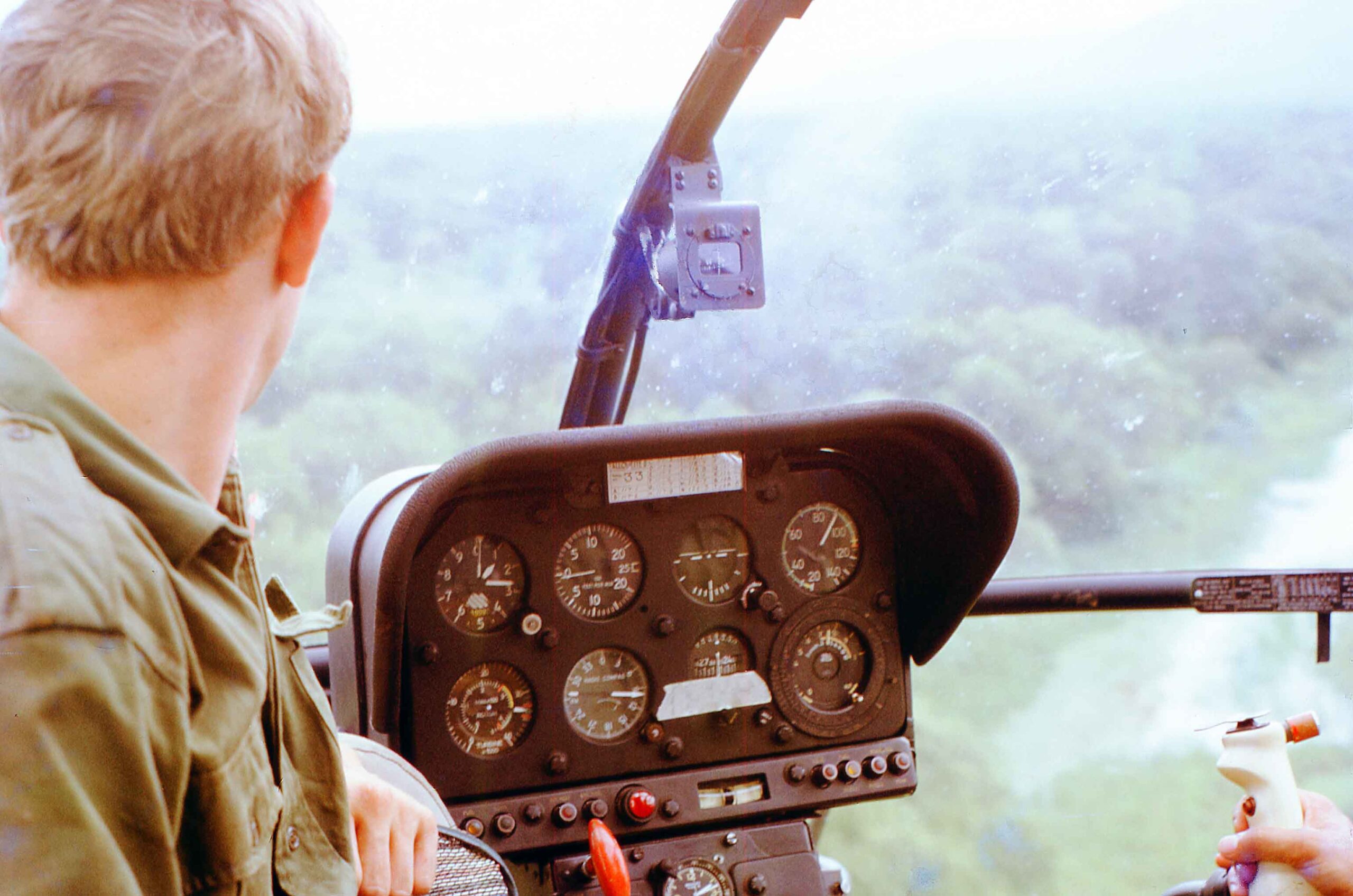 The view of the area from a Police helicopter - Harry du Preez