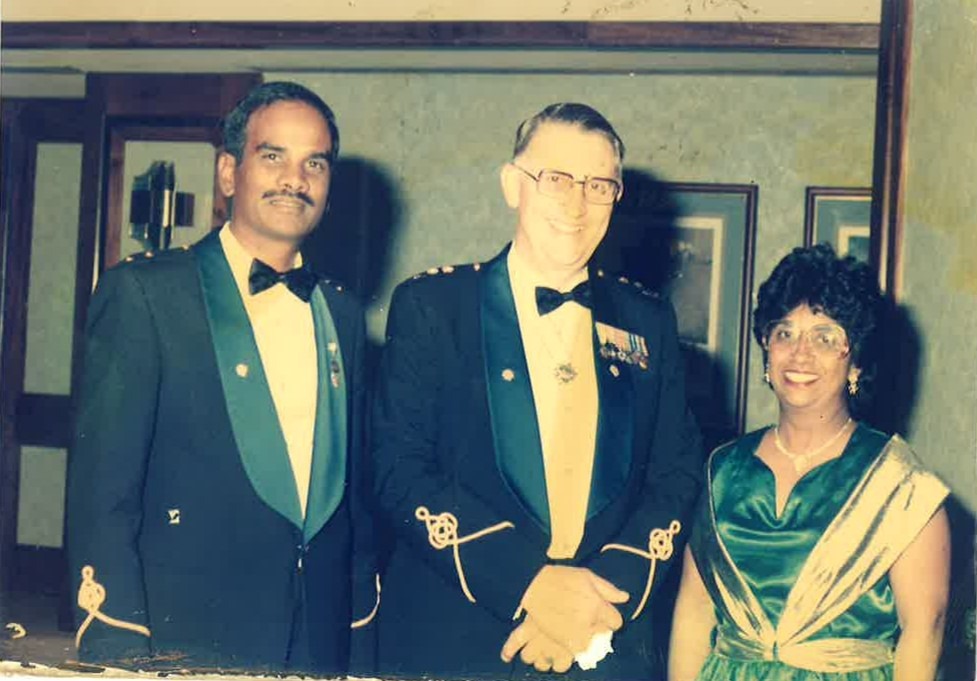 Govender image at officer's ball