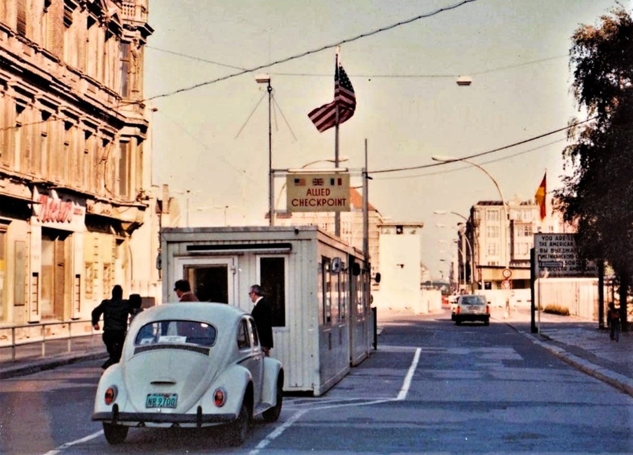 Nongqai series The Men Speak photo of Checkpoint Charlie Berlin