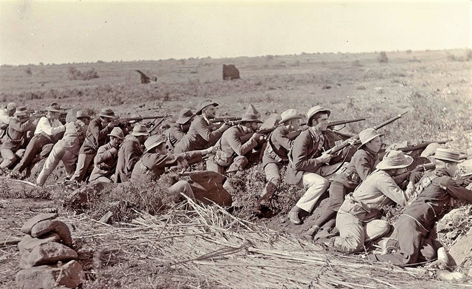 Boer firing sangars