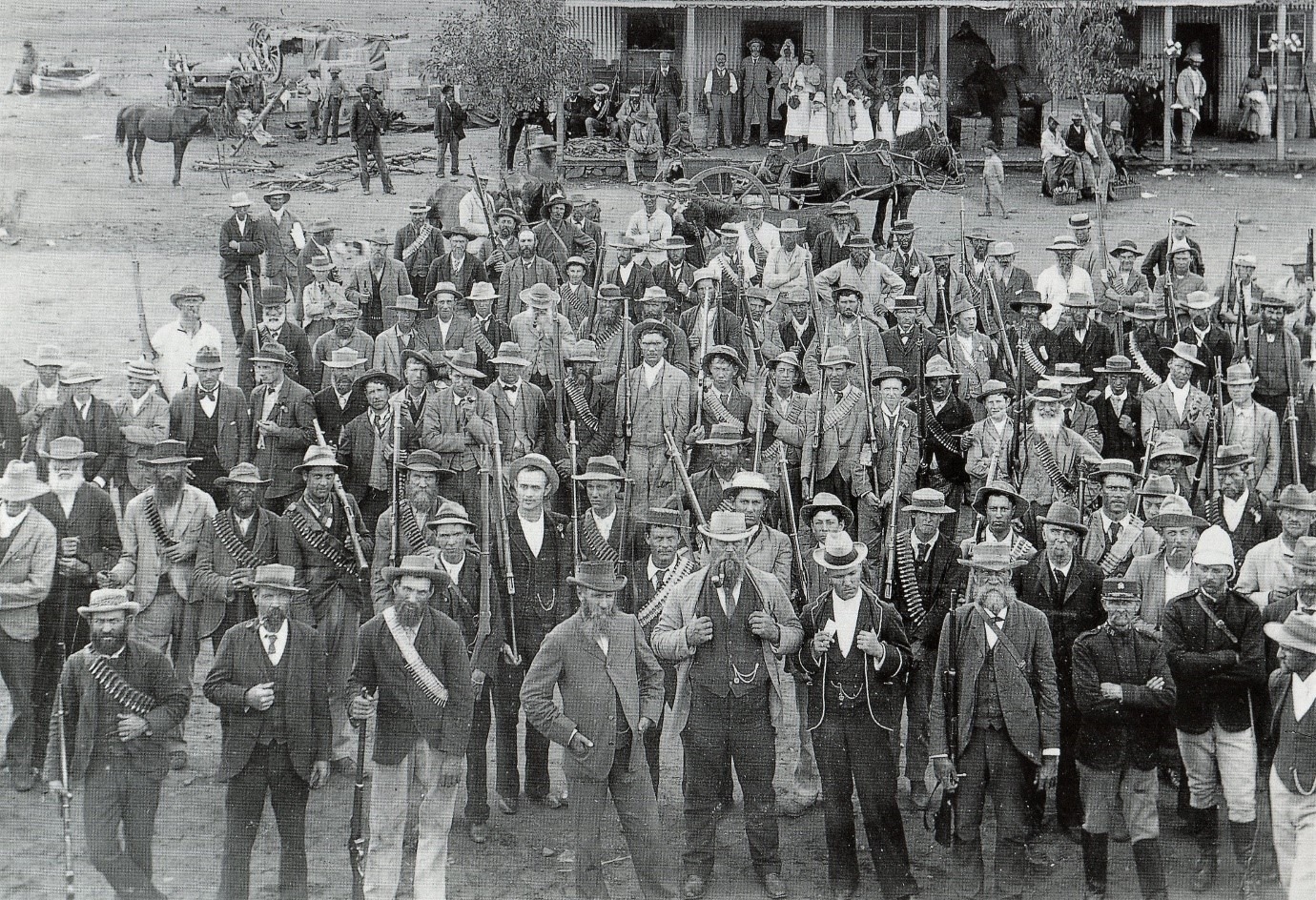 A Boer commando musters