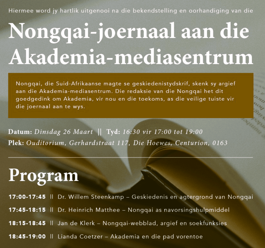 Nongqai blog Akademia invitation to resentation 26March2024