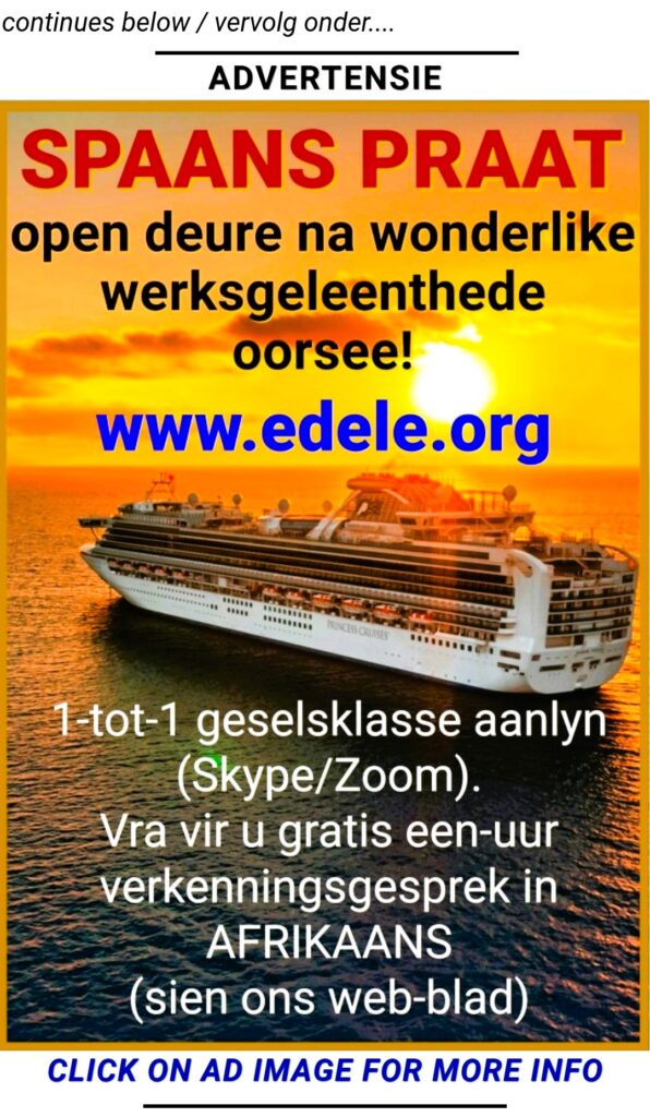 eDELE Afrikaans ad Spanish classes