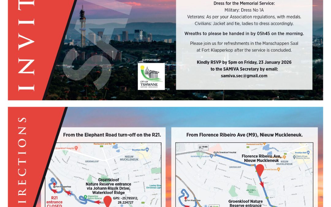 SAMIVA SUNRISE MEMORIAL SERVICE: 8 February 2026