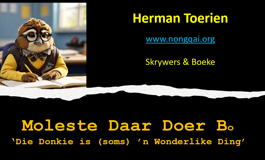 Nongqai Skrywers & Boeke: Die Donkie is (soms) ‘n Wonderlike Ding!