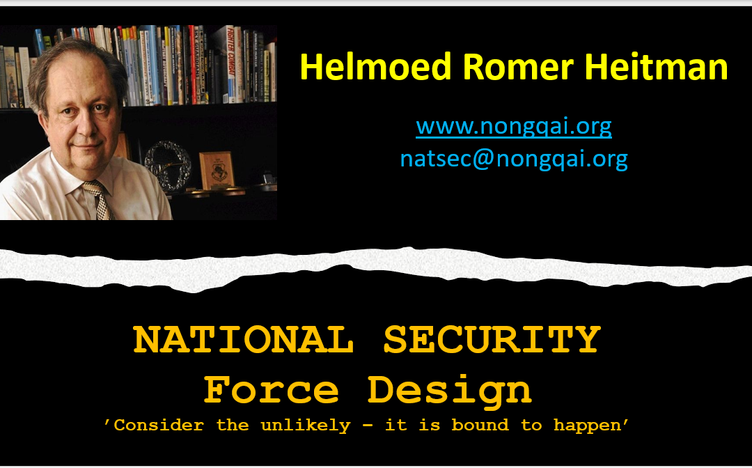 Helmoed Romer Heitman – FUTURE FORCE DESIGN, in Nongqai Volume 17 No 4